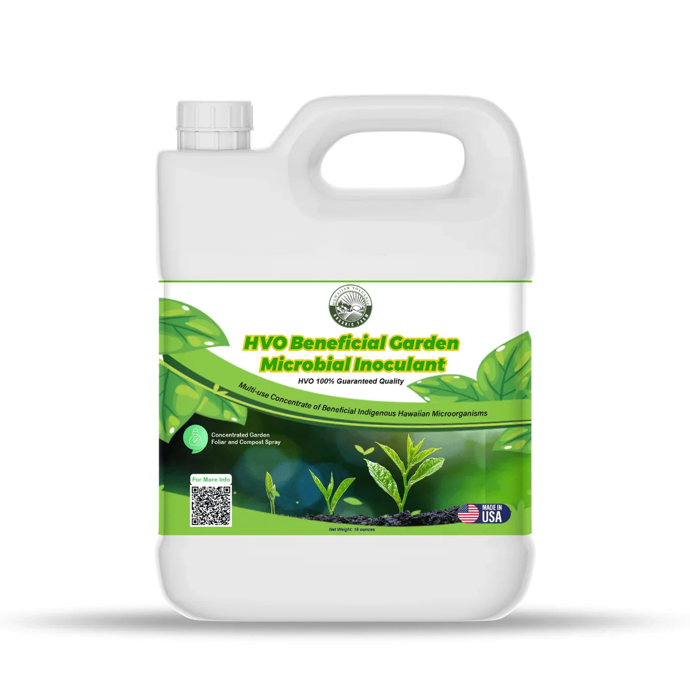 garden foliar spray HVO Beneficial Microbial Inoculant Liquid Concentrate (Foliar Spray) – HawaiianVolcanicOrganic