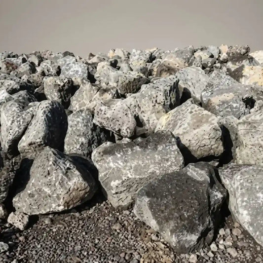 1-2 man rock, 12 to 24 inch stone for building rock walls