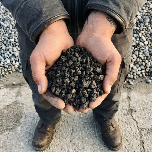 Pea gravel #8B chips for pathways and landscaping