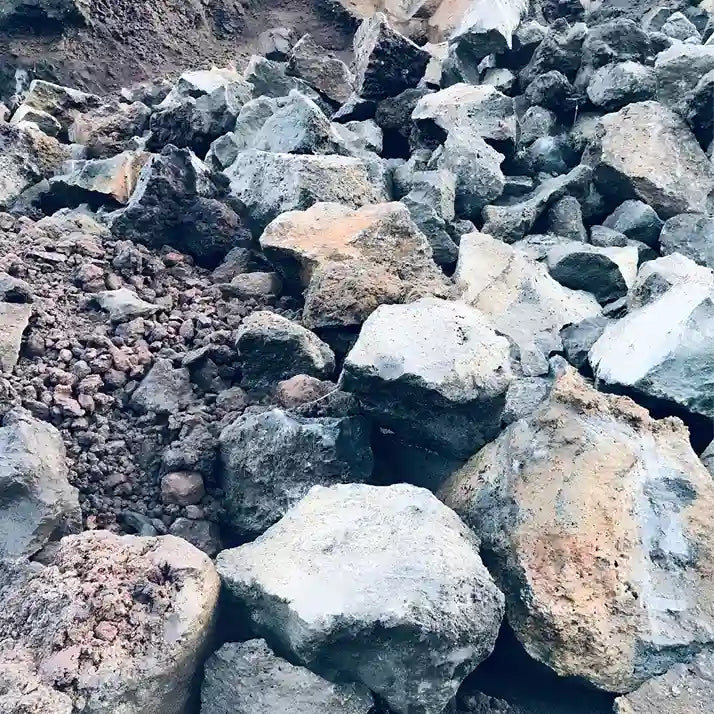 Pit run crusher rock, 36 inch minus, for site fill and leveling