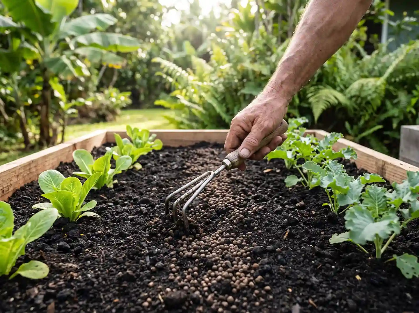 Vegetable bed