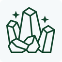 Volcanic mineral enrichment icon: Big Island cinder for drainage and root health